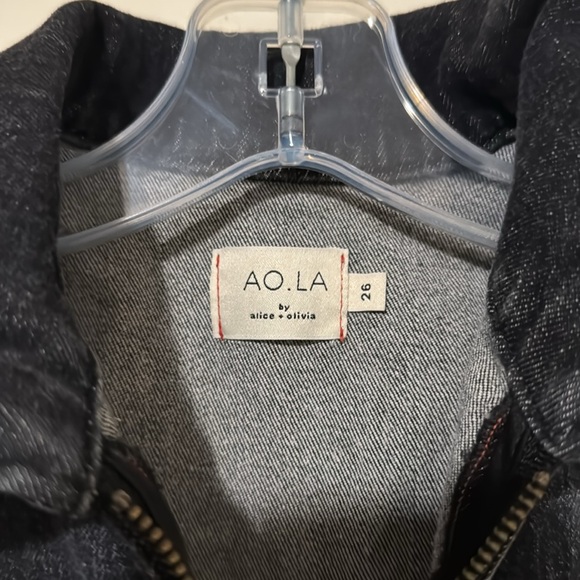 AO.LA by Alice + Olivia denim Wide leg jumpsuit - Picture 7 of 11